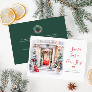 DE KERSTMAN HEEFT EEN NIEUWE STOP   ontroerende aa Feestdagenkaart