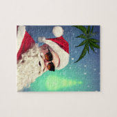 De Kerstman heeft een Plant op zijn geest Jigsaw p Legpuzzel (Horizontaal)