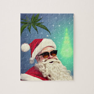 De Kerstman heeft een Plant op zijn geest Jigsaw p Legpuzzel