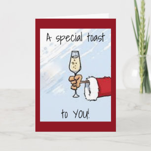 DE KERSTMAN HEEFT EEN SPECIALE VERJAARDAG EN KERST FEESTDAGEN KAART