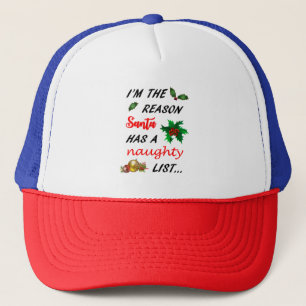 De Kerstman heeft een Trucker Hat uit de Naughty L Pet