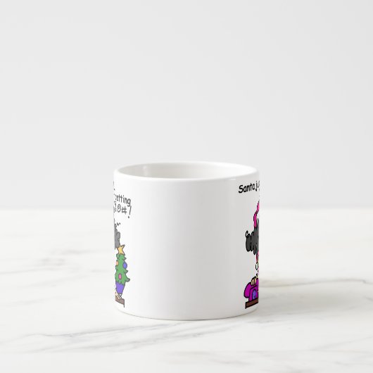 De Kerstman heeft gebeld Espresso Kop (Voorkant)