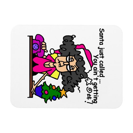 De Kerstman heeft gebeld Magneet (Horizontaal)