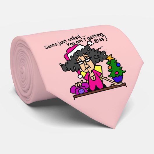 De Kerstman heeft gebeld Stropdas (Opgerold)