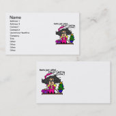 De Kerstman heeft gebeld Visitekaartje (Voorkant / Achterkant)