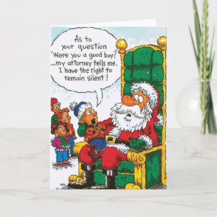 De Kerstman heeft het recht om te zwijgen Feestdagen Kaart