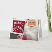 DE KERSTMAN HEEFT "SPECIALE WENSEN" ALLEEN VOOR "U FEESTDAGEN KAART (Voorkant)