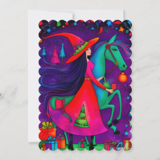 De Kerstman Heks 14 ontwerp Kerstkaart