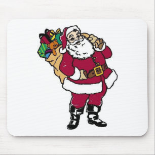 De kerstman houdt Speelgoed Muismat