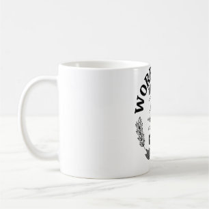 De Kerstman houdt van Samoyeds Puppy Dog VNeck Koffiemok