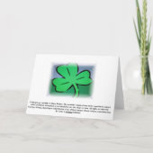 De Kerstman in beweging! Feestdagen Kaart (Achterkant)