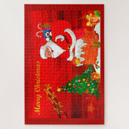 De Kerstman in de Chimney Legpuzzel