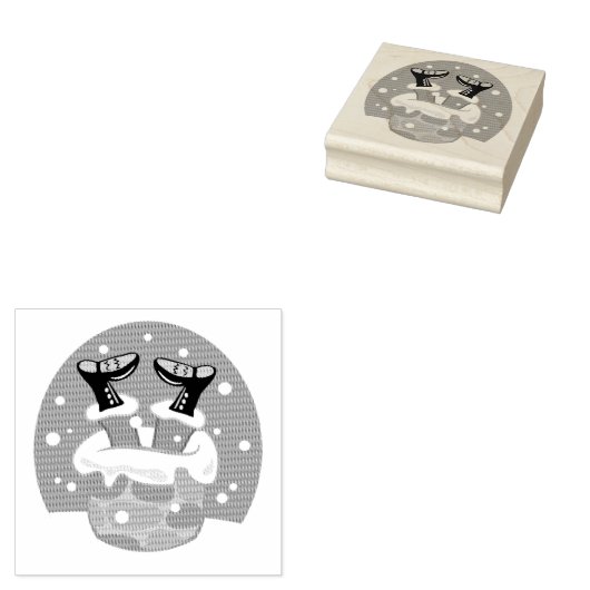 De Kerstman in de Chimney Rubberstempel (Gestempeld)