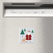 De Kerstman in de magneet van de bossen (Insitu (Vaatwasser))