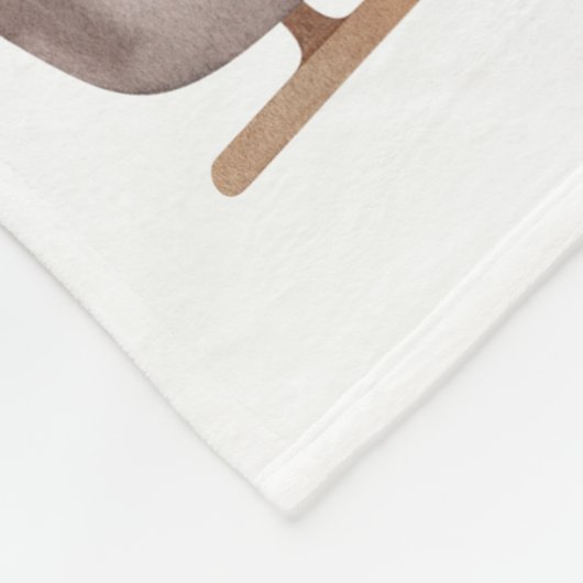 De Kerstman in de Sleigh Fleece Deken (Hoek)