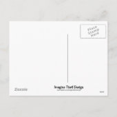 De Kerstman in de stad Feestdagenkaart (Achterkant)