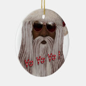 De kerstman in Dreads -Yo Yo Yo! Keramisch Ornament (Rechts)