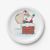 De Kerstman in een Bord van het Document van de Sc (Voorkant)