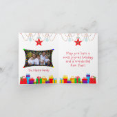 De Kerstman in NY van het Central Park (het Kaart (Binnen)