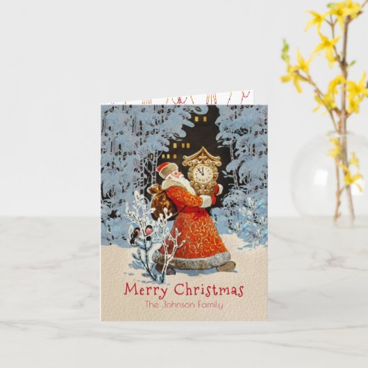 De Kerstman in NY van het Central Park (het Kaart (Gele Bloem)