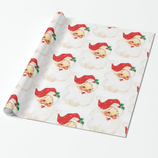 De Kerstman in Pet Cadeaupapier (Uitgerold)