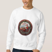 De Kerstman in zijn slee Trui (Voorkant)