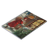 De kerstman is aan het Notitieboek van de deur (Linkerzijde)