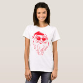 De kerstman is cool t-shirt (Voorkant volledig)