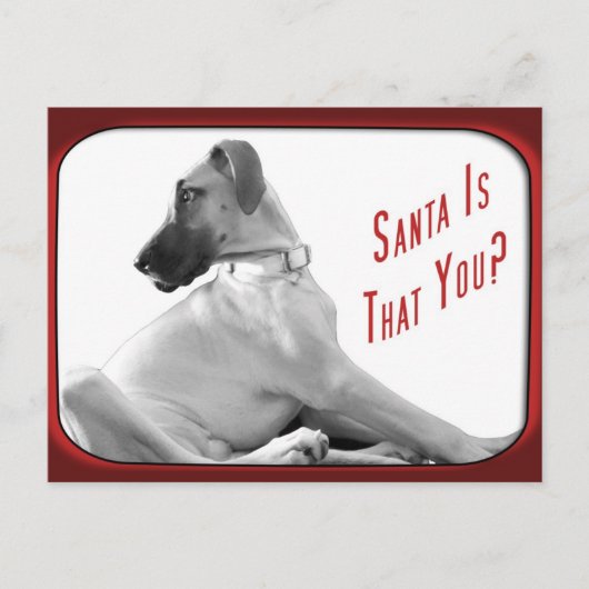 De Kerstman is dat jij Feestdagenkaart (Voorkant)