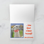 De kerstman is Droevig hij Uw Kerstkaart van het Feestdagen Kaart (Binnen)