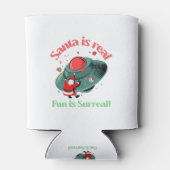 De kerstman is echt een echte vun. blikjeskoeler (Achterkant)