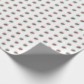 De kerstman is echt een echte vun. cadeaupapier (Hoek)