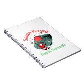 De kerstman is echt een echte vun. notitieboek (Rechterzijde)