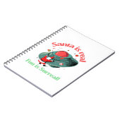 De kerstman is echt een echte vun. notitieboek (Linkerzijde)