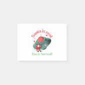 De kerstman is echt een echte vun. post-it® notes (Voorkant)