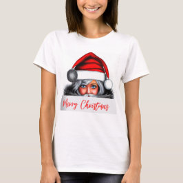 De kerstman is een meisje! t-shirt
