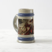 De kerstman is een piraat bierpul (Voorkant links)