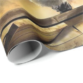 De kerstman is een piraat cadeaupapier (Rol Hoek)