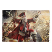 De kerstman is een piraat kussensloop (Achterkant-Links)