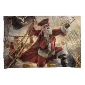 De kerstman is een piraat kussensloop (Voorkant-Rechts)