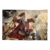 De kerstman is een piraat kussensloop (Achterkant)