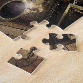 De kerstman is een piraat legpuzzel (Zijkant)