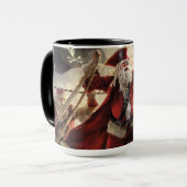 De kerstman is een piraat mok (Voorkant links)