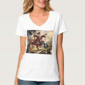 De kerstman is een piraat t-shirt (Voorkant)