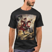 De kerstman is een piraat t-shirt (Voorkant)