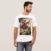 De kerstman is een piraat t-shirt (Voorkant volledig)