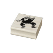 De Kerstman is gek geworden Rubberstempel (Stempel)