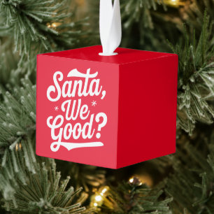 De kerstman is goed? Kerstcadeau voor hem voor haa Decoratie