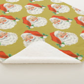 De kerstman is hier weer. sherpa deken (3/4)