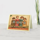 De kerstman is je vader feestdagen kaart (Voorkant)